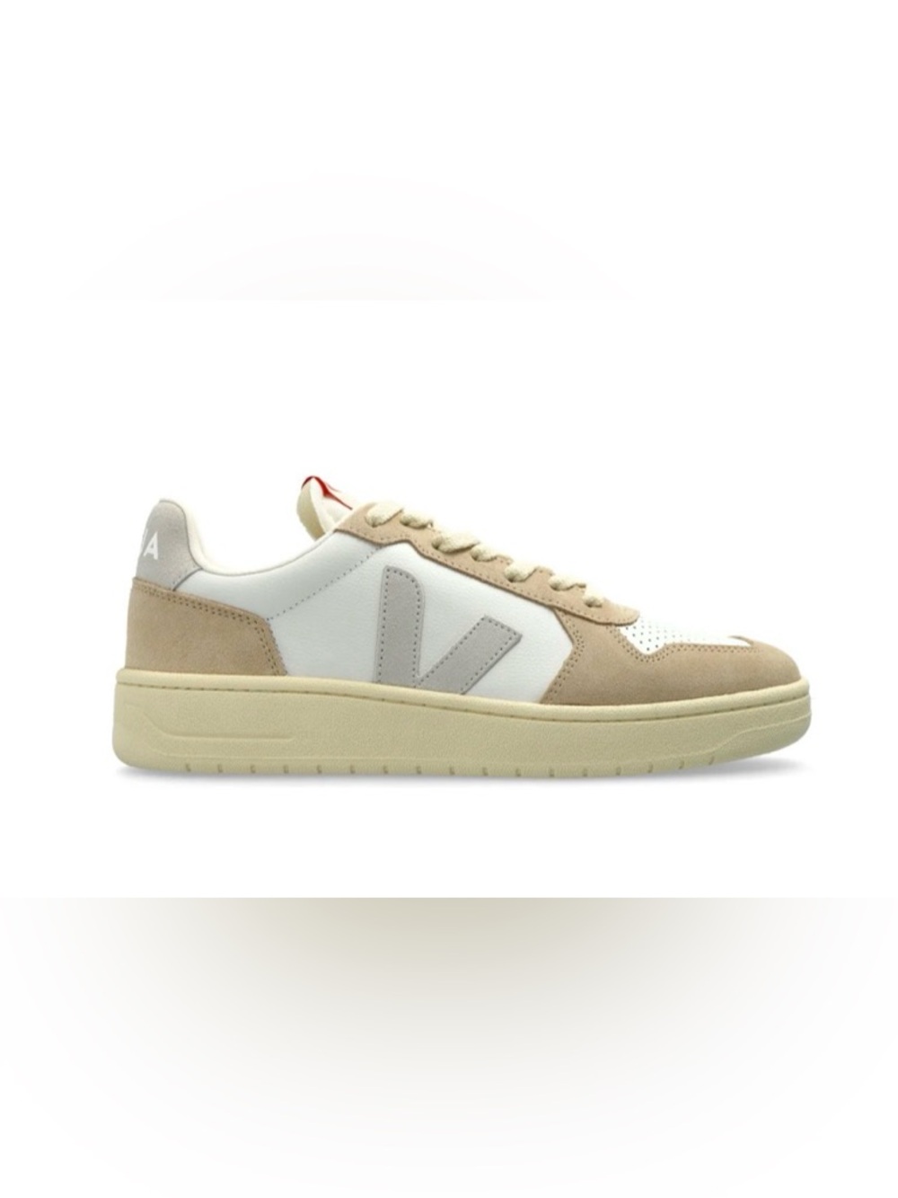 Veja V-82 Unisex Beige & White Sneakers